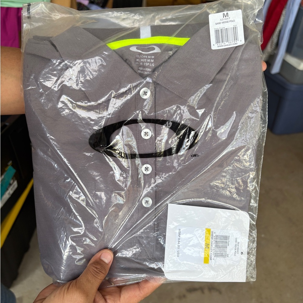 Oakley Gray Button Down Shirt